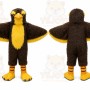 Brown Hawk Mascot Costume
