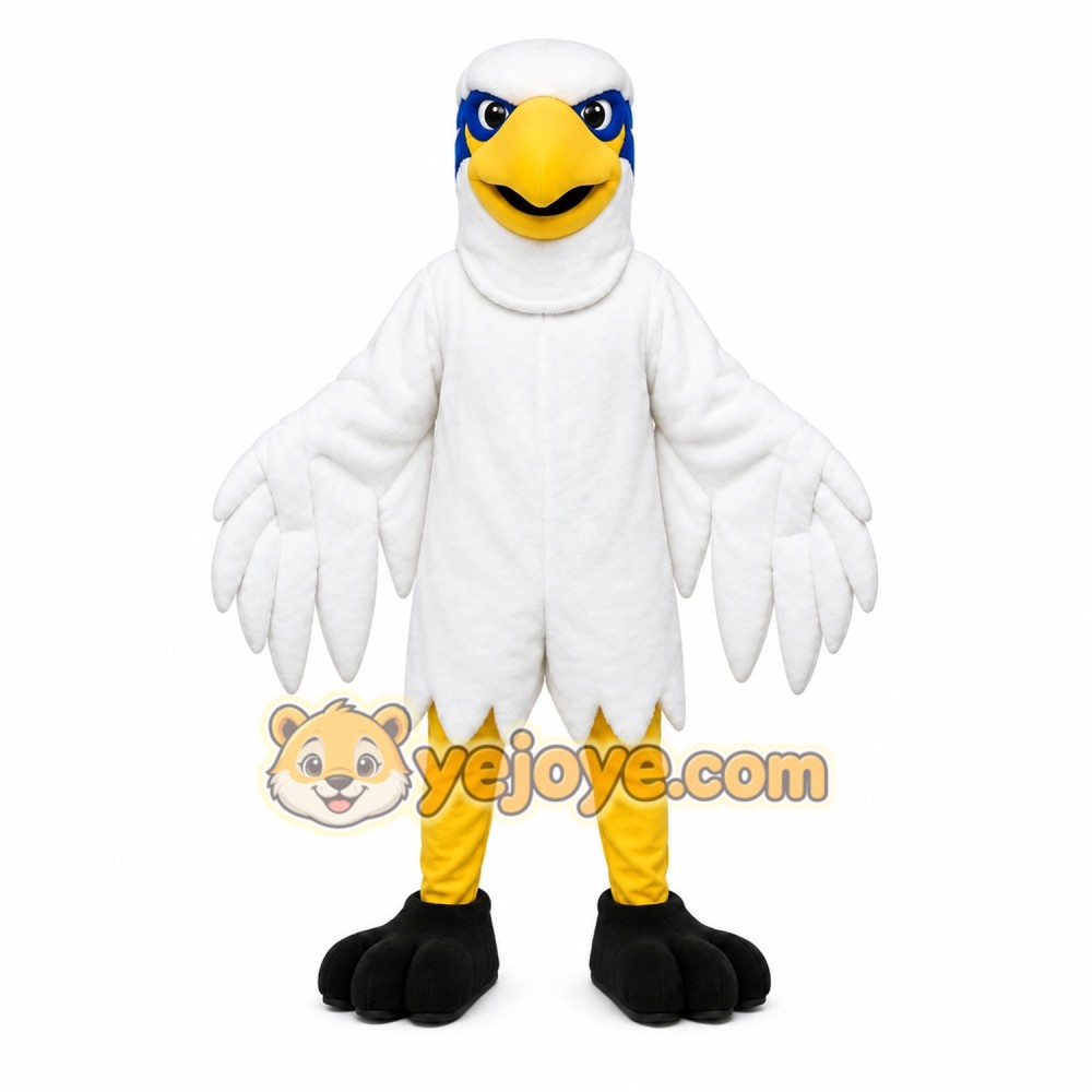 White Eagle Mascot Costume White Eagle Mascot Costume