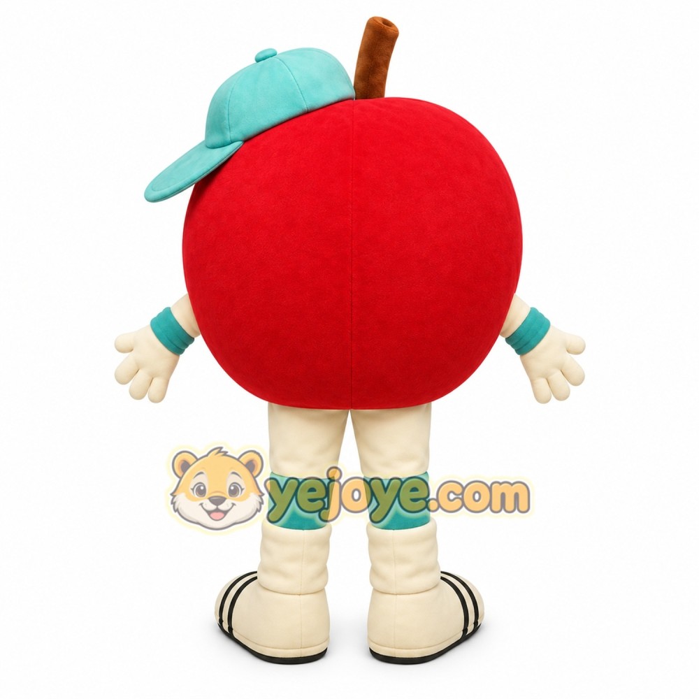 Red Apple Mascot Costume Red Apple Mascot Costume