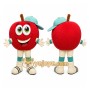 Red Apple Mascot Costume