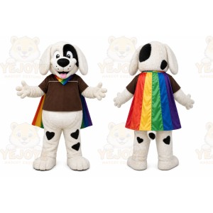 Rainbow Dog Mascot Costume