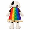 Rainbow Dog Mascot Costume Rainbow Dog Mascot Costume