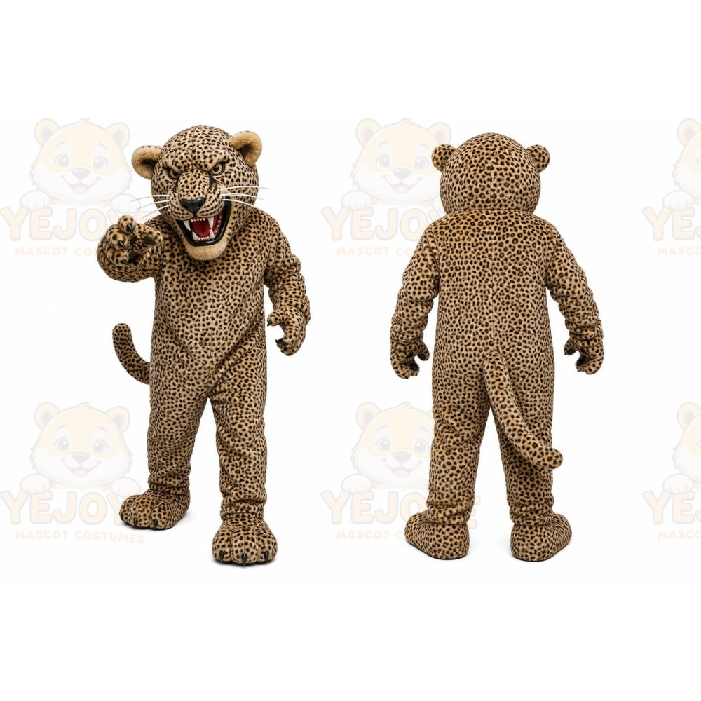 Spotted Leopard Mascot Costume