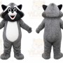 Gray Raccoon Mascot Costume