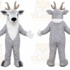White Deer Mascot Costume