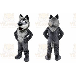 Grey Wolf Mascot Costume