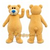 Tan Bear Mascot Costume Tan Bear Mascot Costume