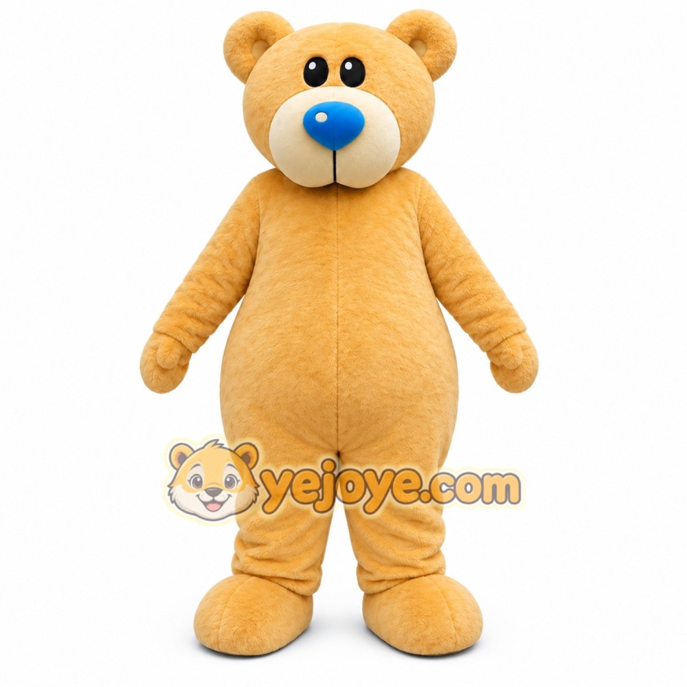 Tan Bear Mascot Costume Tan Bear Mascot Costume