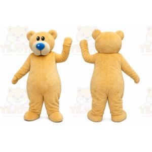 Tan Bear Mascot Costume