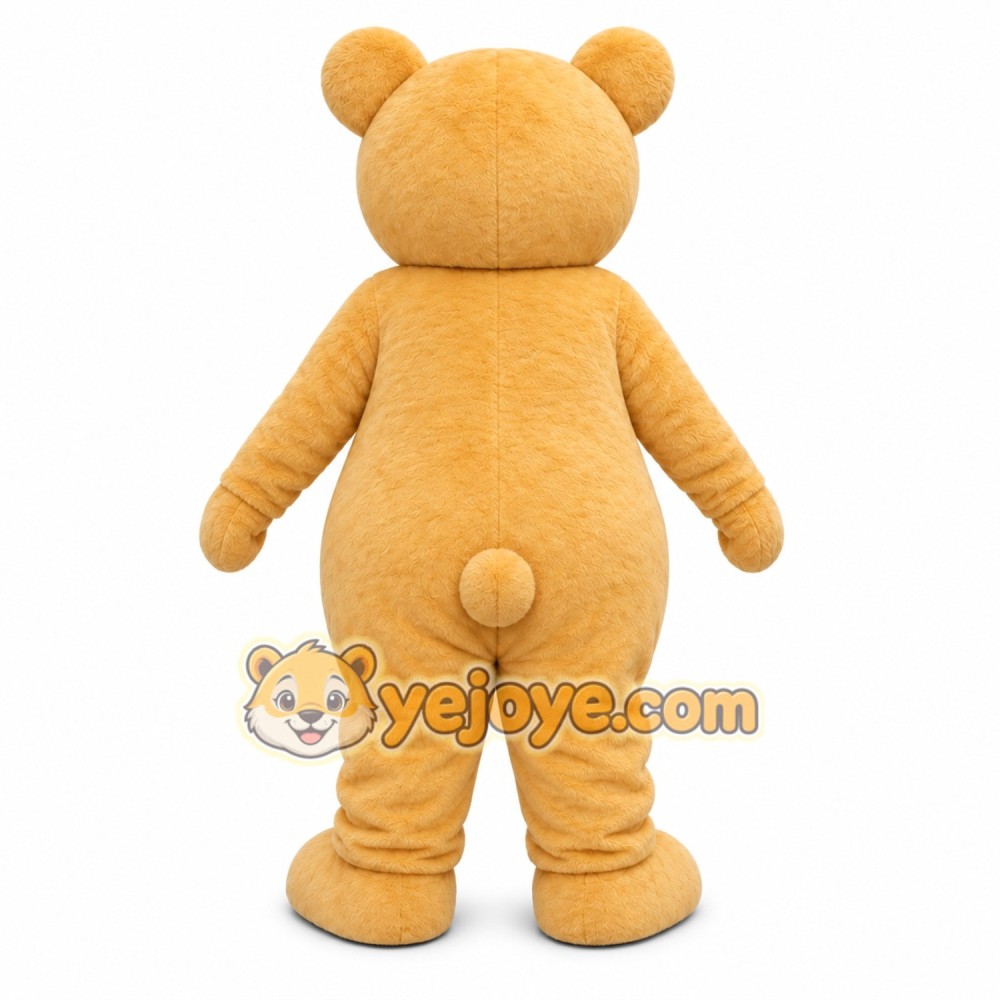 Tan Bear Mascot Costume Tan Bear Mascot Costume