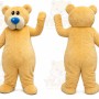 Tan Bear Mascot Costume