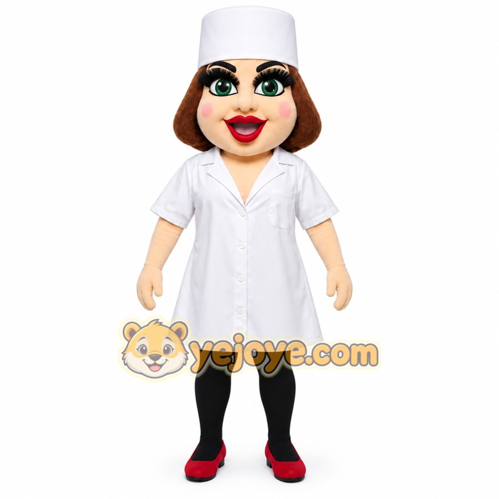 Nurse Woman Mascot Costume