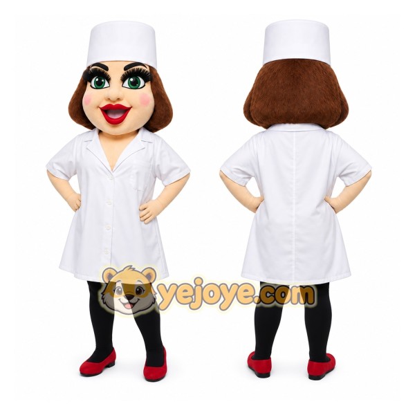 Nurse Woman Mascot Costume