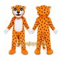 Orange Cheetah Mascot Costume