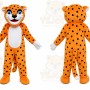Orange Cheetah Mascot Costume