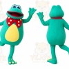 Green Frog Mascot Costume