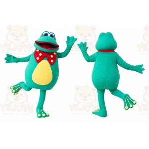 Green Frog Mascot Costume