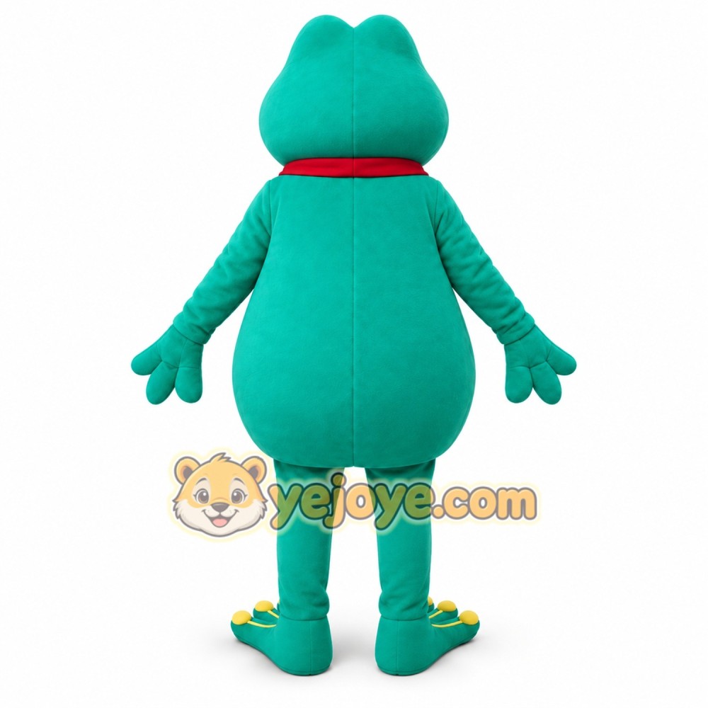 Green Frog Mascot Costume