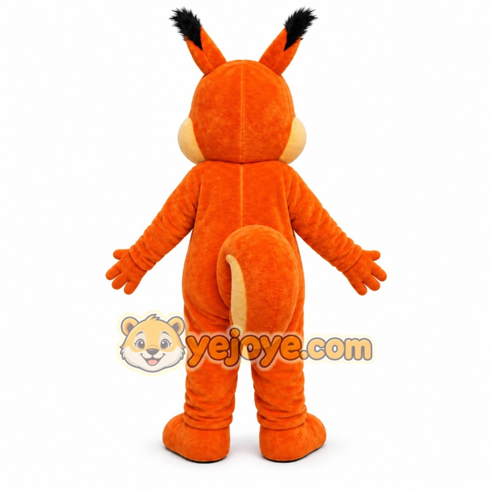 Orange Squirrel Mascot Costume Orange Squirrel Mascot Costume