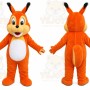 Orange Squirrel Mascot Costume
