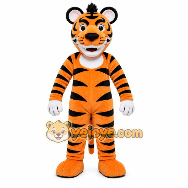 Orange Tiger Mascot Costume