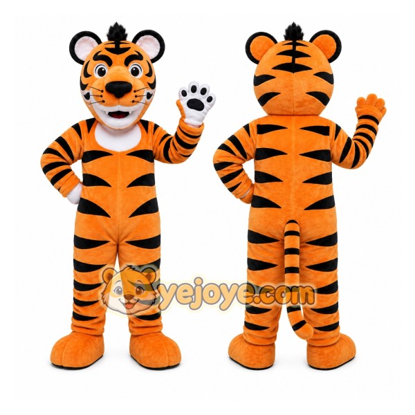 Orange Tiger Mascot Costume