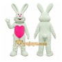 White Rabbit Heart Mascot Costume