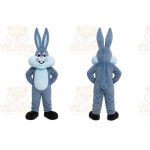 Blue Rabbit Mascot Costume