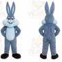 Blue Rabbit Mascot Costume