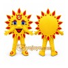 Yellow Sun Mascot Costume Yellow Sun Mascot Costume