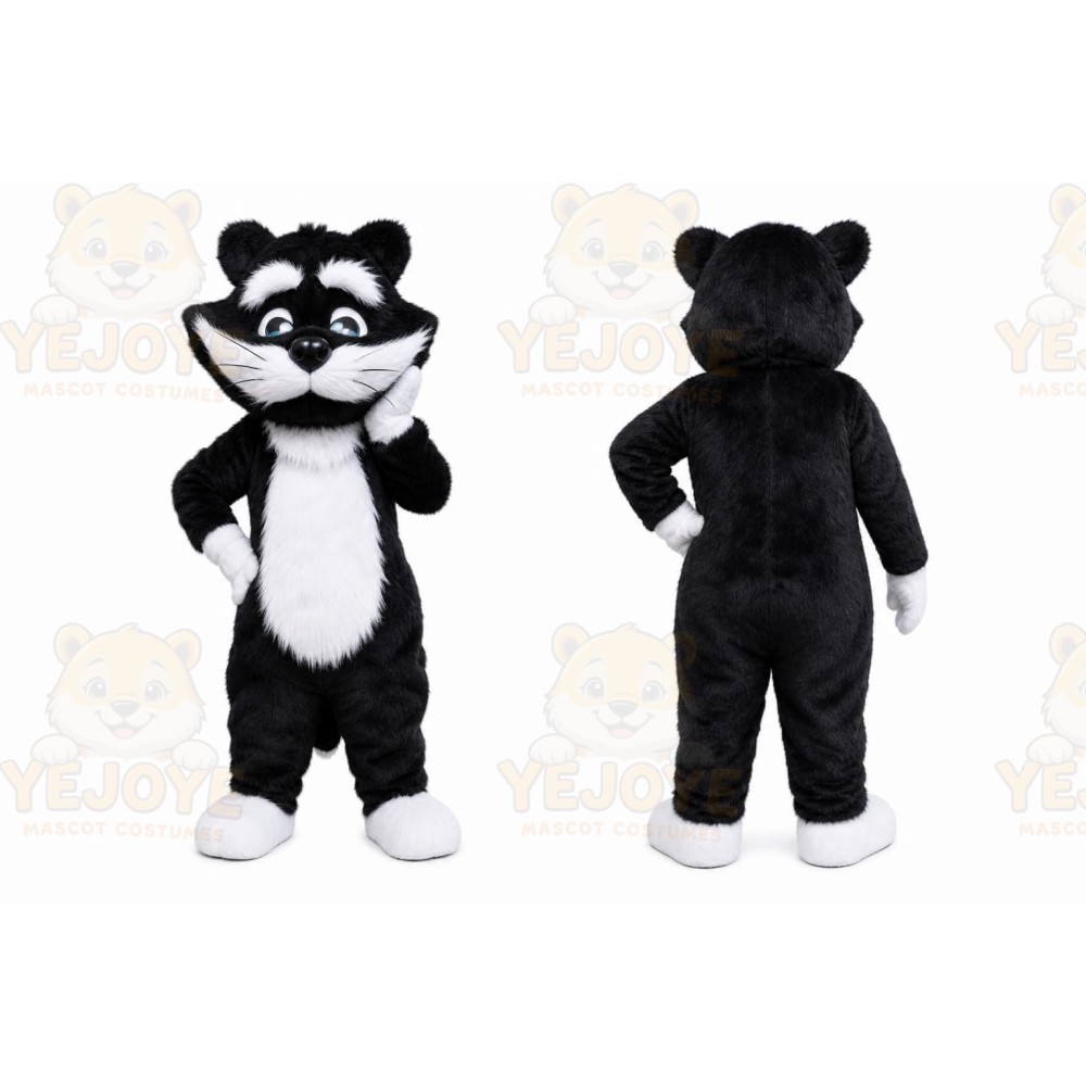 Black Cat Mascot Costume