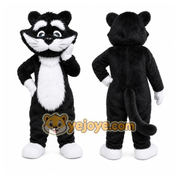 Black Cat Mascot Costume