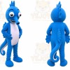 Blue Seahorse Mascot Costume