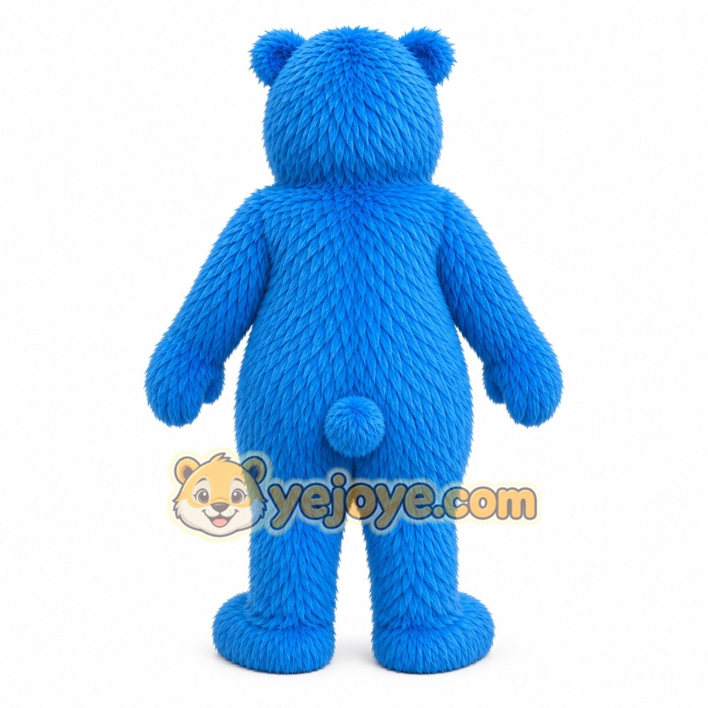 Blue Bear Mascot Costume Blue Bear Mascot Costume