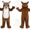 Brown Wildcat Mascot Costume