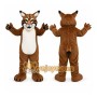 Brown Wildcat Mascot Costume