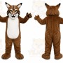 Brown Wildcat Mascot Costume