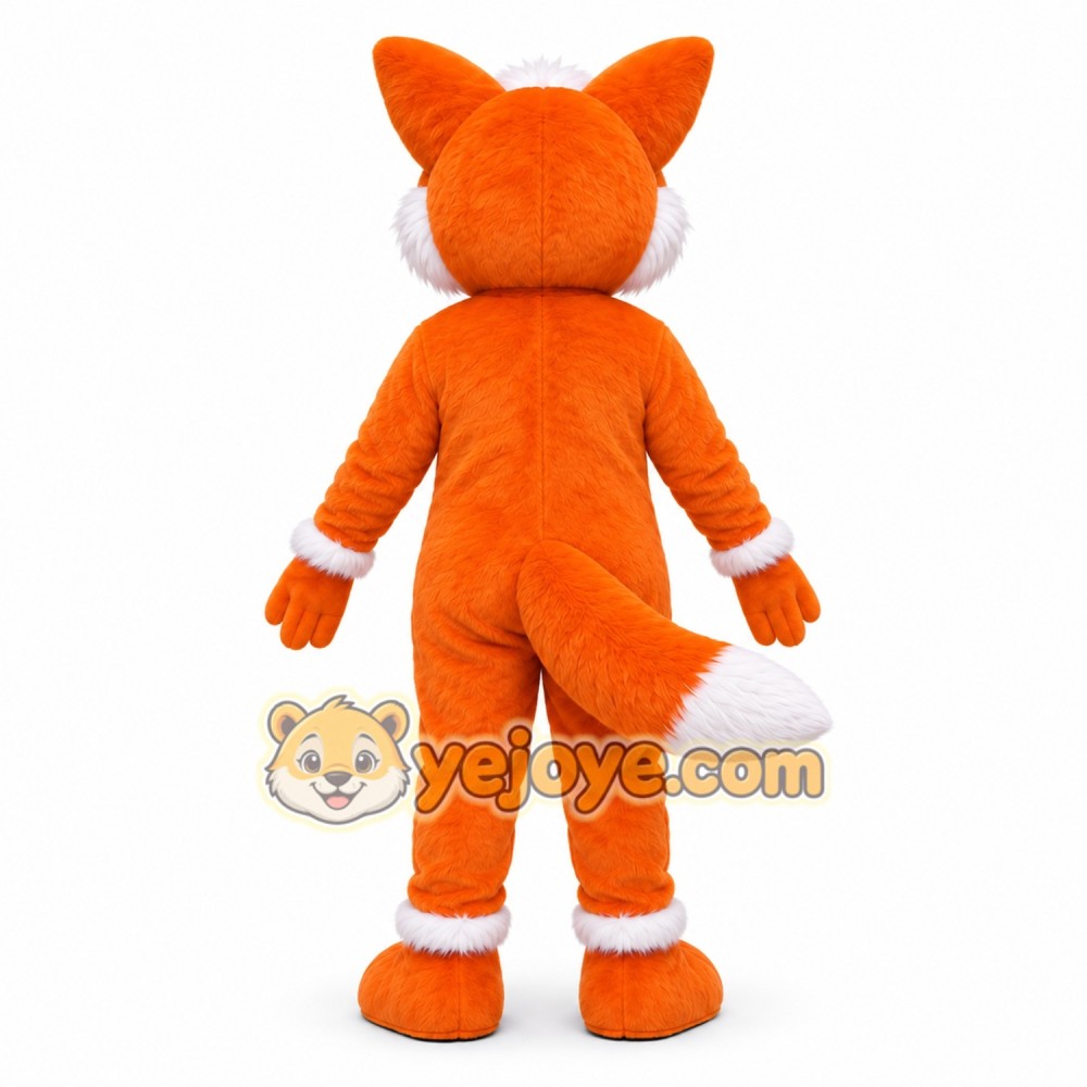 Orange Fox Mascot Costume Orange Fox Mascot Costume