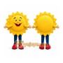 Yellow Sun Mascot Costume