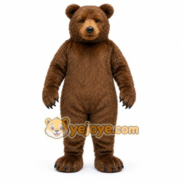 Brown Bear Mascot Costume