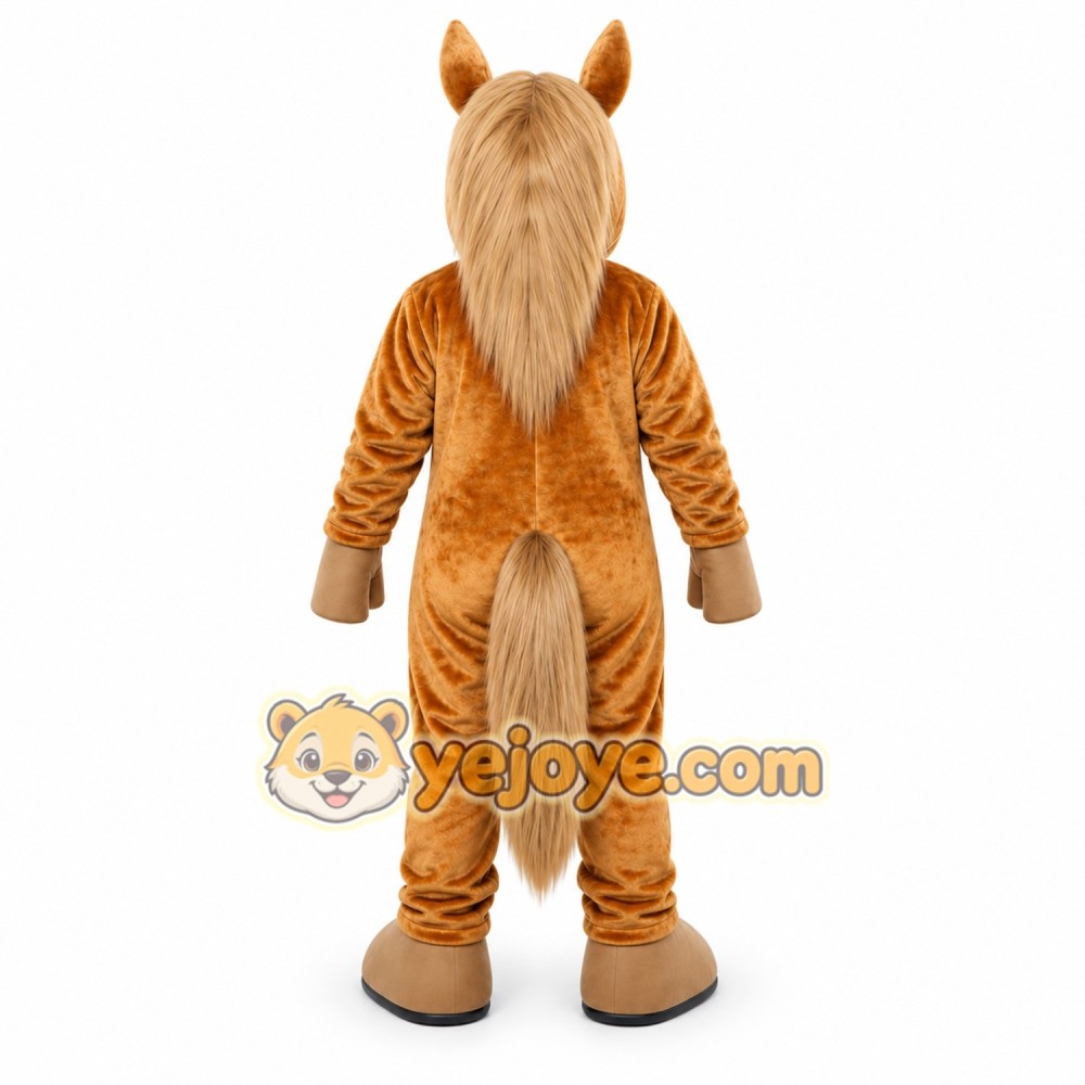 Brown Horse Mascot Costume