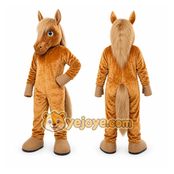 Brown Horse Mascot Costume