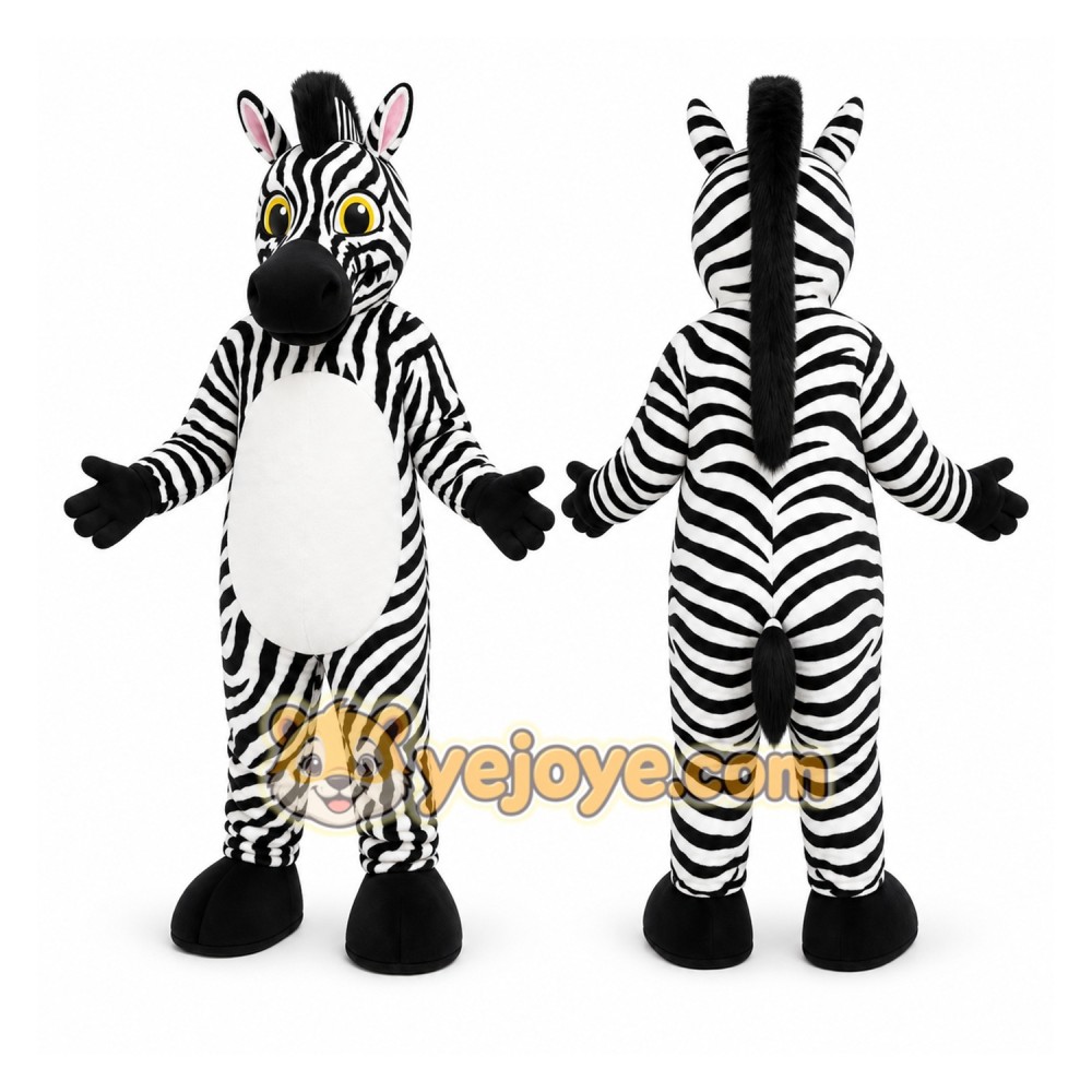 Zebra Animal Mascot Costume Zebra Animal Mascot Costume
