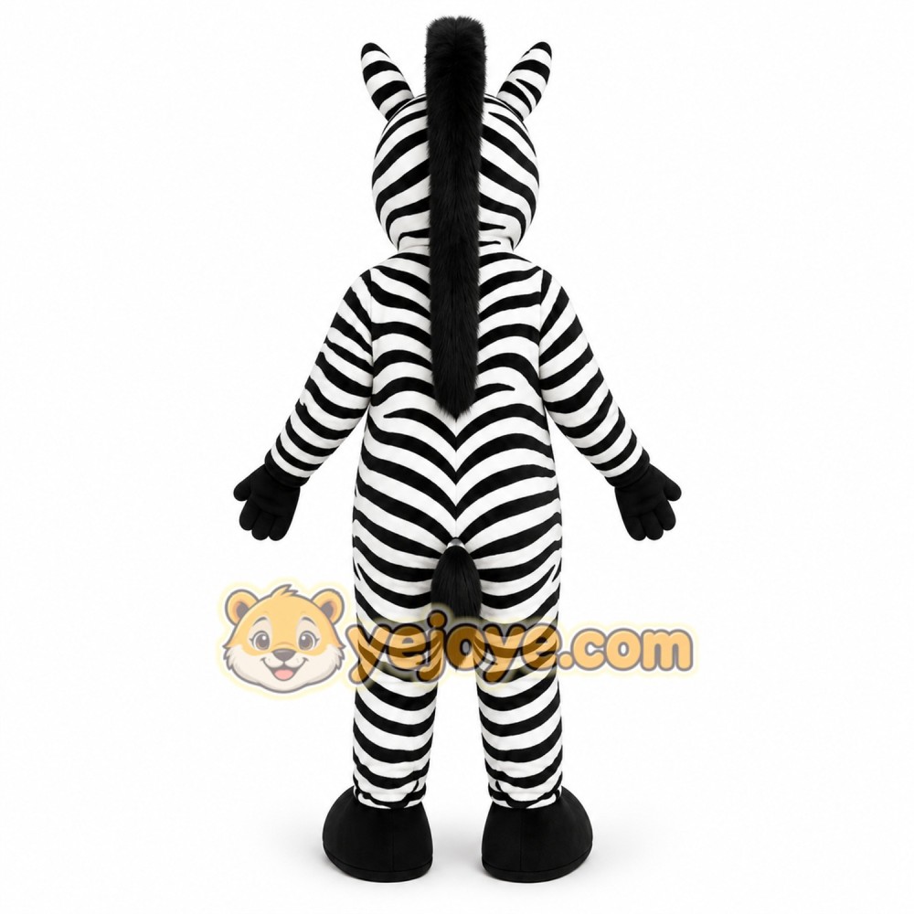 Zebra Animal Mascot Costume Zebra Animal Mascot Costume