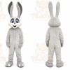 Gray Rabbit Mascot Costume