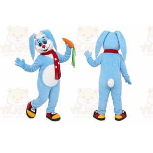 Blue Puppy Scarf Mascot Costume