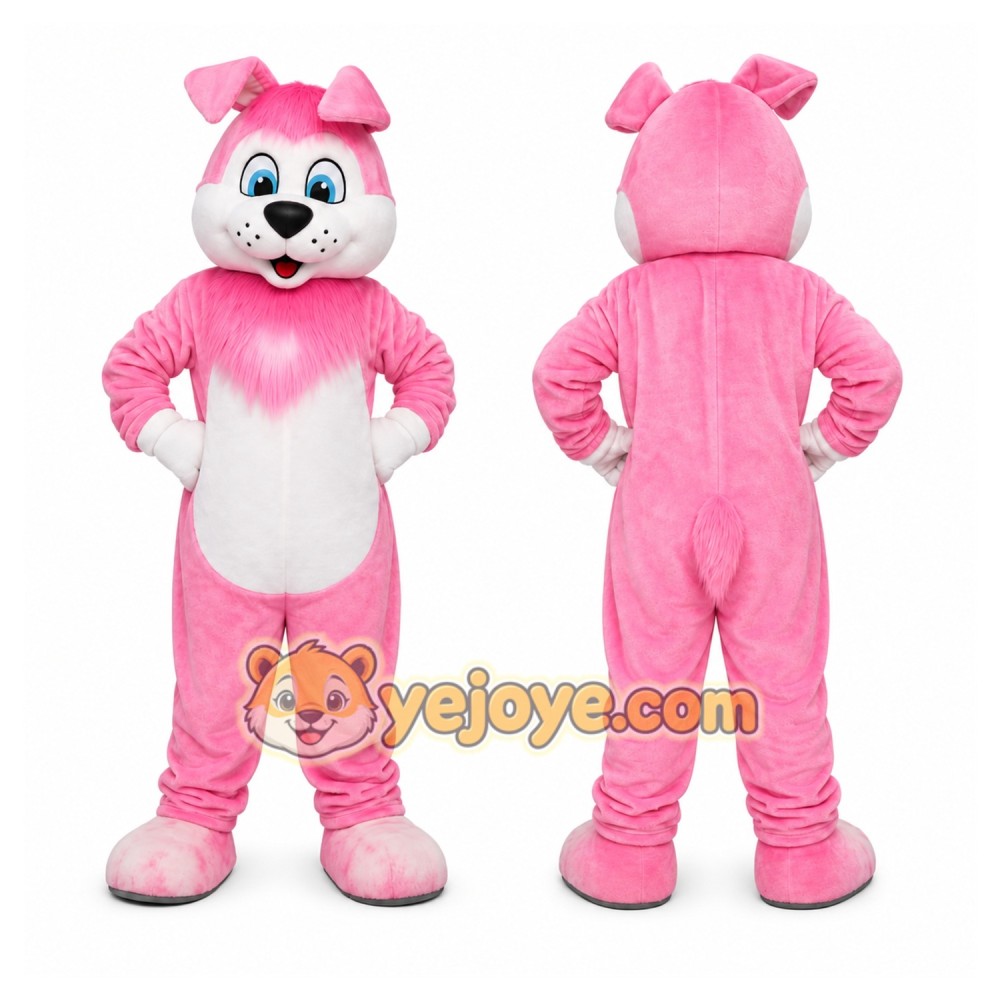 Pink Bear Mascot Costume Pink Bear Mascot Costume