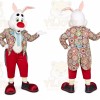 White Rabbit Floral Mascot Costume