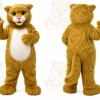 Tan Cat Mascot Costume