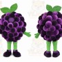 Purple Grape Mascot Costume